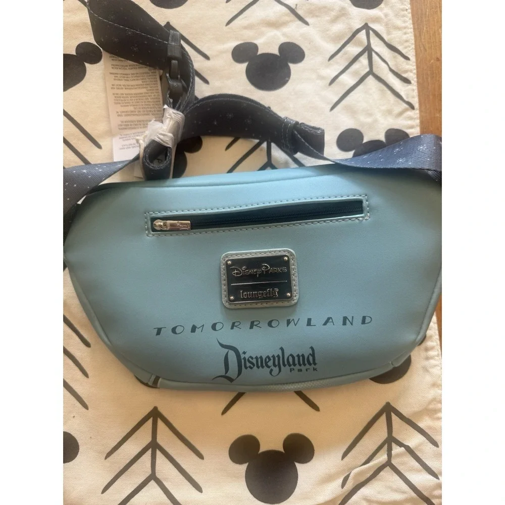 Disneyland Tomorrowland Space Mountain Monorail Crossbody Belt Bag NEW